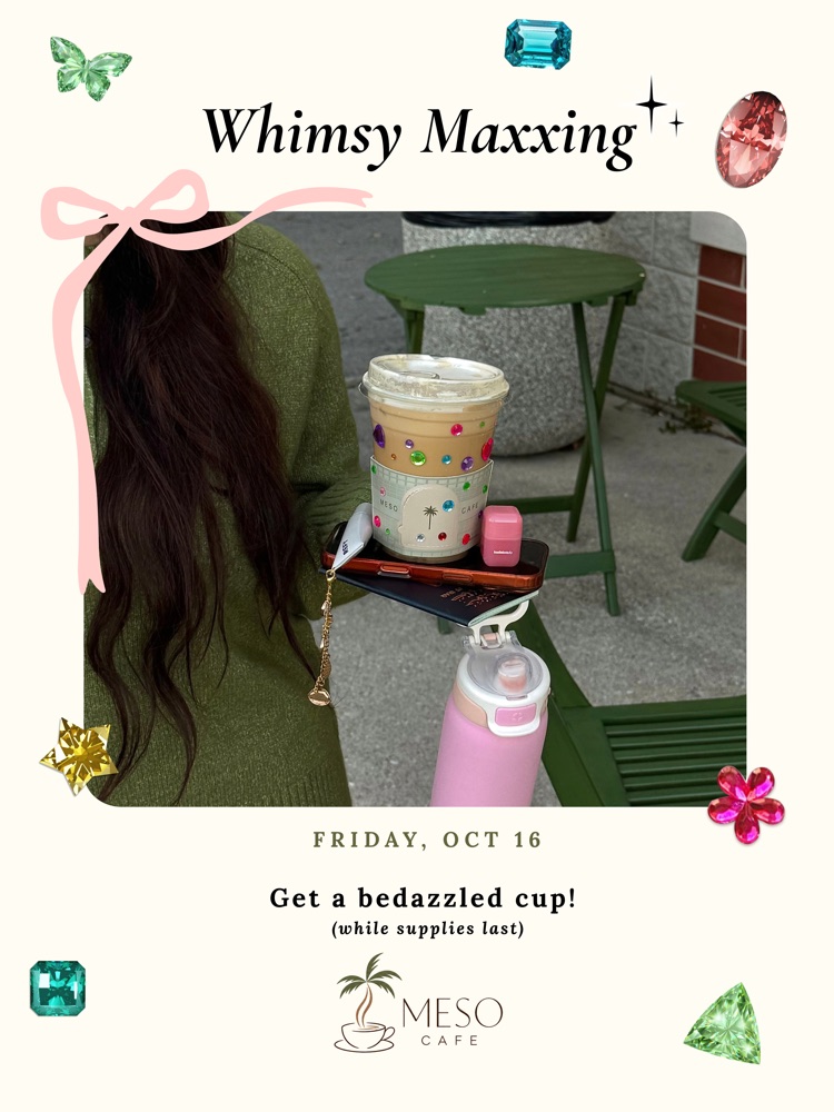 Whimsy Maxxing at Meso Cafe
