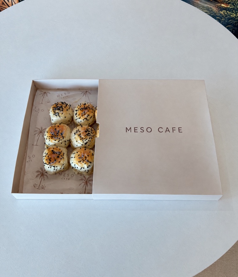 Honeycomb Dessert in a Meso Cafe box